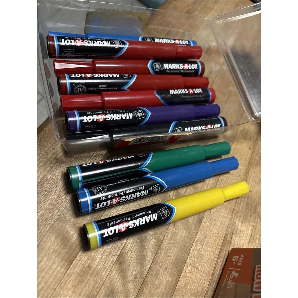 10 Pack Avery Marksalot Permanent Markers